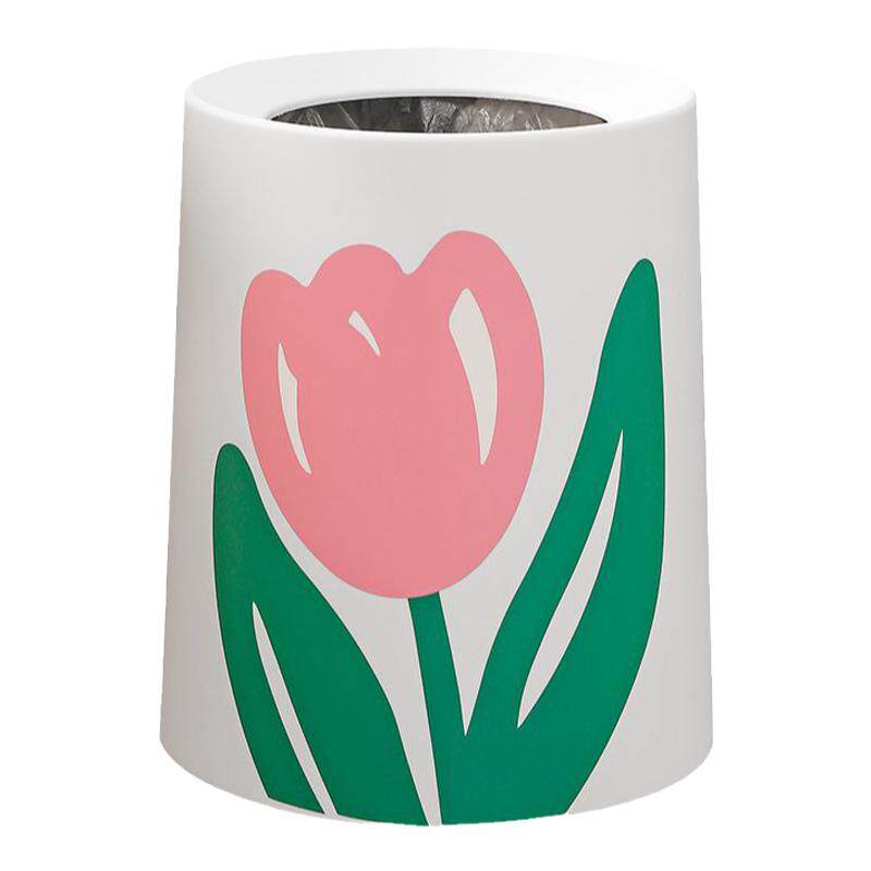 卫生间垃圾桶圆筒形无盖