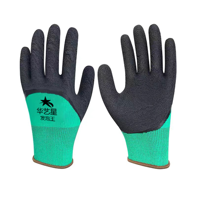 手套劳保工作耐磨干活带胶手套