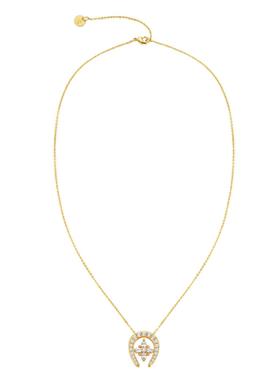 sunshifen Steloof掌星系列马蹄星项链送女友百搭马年礼物