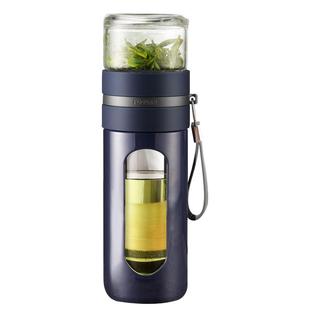 富光双层高硼硅玻璃杯大容量茶水分离泡茶杯便携随手杯过滤水杯子