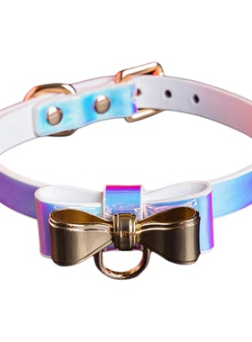 CHICCHOK原创高级感项圈女m幻彩蝴蝶choker高级感颈环定制颈圈