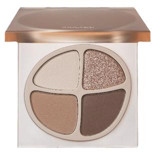 Joocyee酵色四色眼影盘原生裸色低饱和哑光珠光细腻雾桃灰芋盘8色