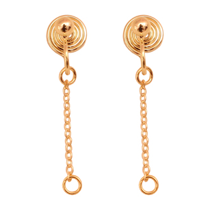 无耳洞耳环改蚊香盘耳夹转换器手工diy配件饰品链条长款加吊坠女