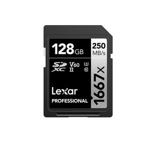 【自营】雷克沙UHS-II SD卡64/128G/256G单反摄像机存储内存卡V60