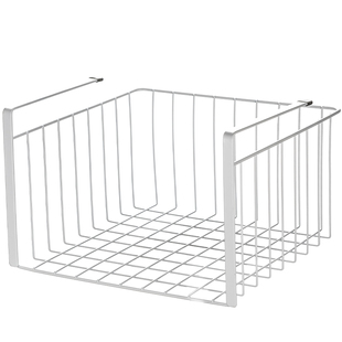 日本厨房置物架吊柜隔板下挂篮橱柜隔层悬挂式收纳架衣柜储物神器