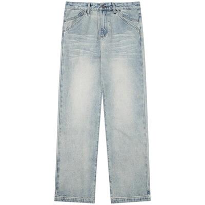 CHINISM赤尘重磅牛仔长裤男