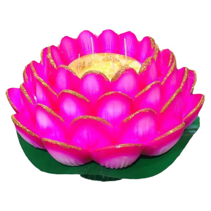特大描金莲花蜡烛还愿厂家供灯