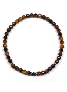 pohier宝喜儿男女虎眼石手链