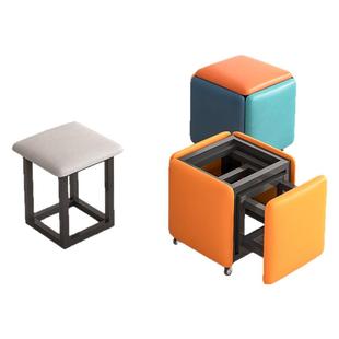 多功能魔方凳组合折叠凳家用凳可叠放沙发凳茶几板凳可收纳小凳子