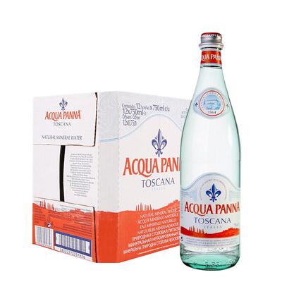 意大利进口圣碧涛气泡水天然饮用水750  250ml*24玻璃瓶整箱
