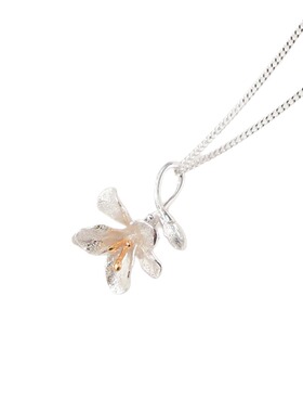 春醒饰物手作纯银小苍兰吊坠