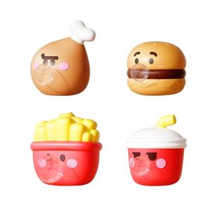 新款卡通解压汉堡美食硅胶减压捏捏乐儿童玩具礼品新年礼物摆件
