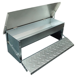 养鸡自动喂食器新型脚踏鸡食槽防鸟家禽防雨防老鼠超大容量喂料机