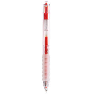 新款速干红芯按动笔 ST 笔尖红色中性笔老师阅卷学生划重点专用笔