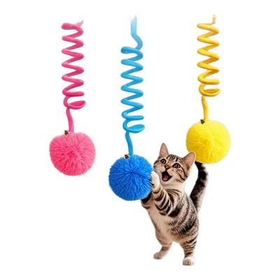 猫咪玩具猫弹力逗猫球棒毛绒幼小猫自嗨解闷荡秋千的神器用品大全
