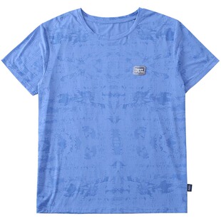 胖男童冰丝短袖速干T恤加肥加大码男孩半袖运动跑步夏季透气薄款