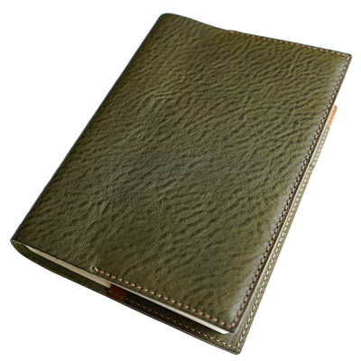 物致加厚书衣真皮手账全年意大利