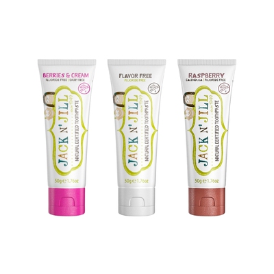 JackNJill低龄宝宝牙膏误吞无忧