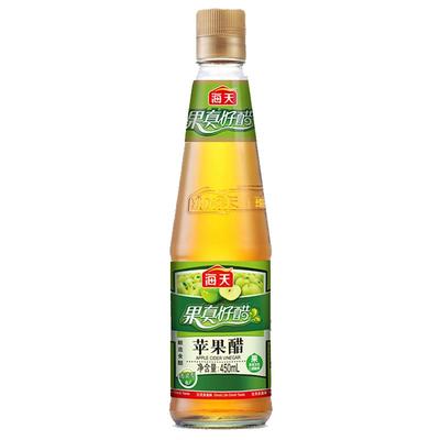 海天苹果醋玻璃瓶装拌凉菜饮料