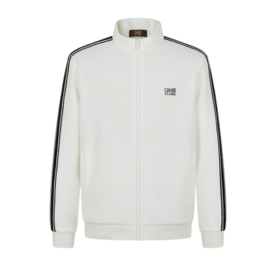 CavalliClass针织刺绣立领开衫