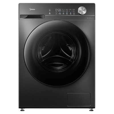 美的滚筒洗衣机变频12KG大容量家用全自动除菌洗烘一体平嵌10公斤