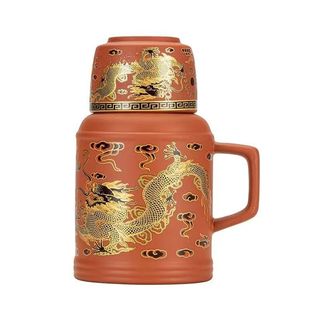 陶瓷壶原矿紫砂小暖壶马克杯水杯户外大容量泡茶焖茶杯家用泡