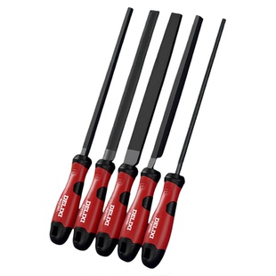 德力西锉刀打磨工具圆平戳刀半圆搓刀打磨金属高硬度钢锉三角挫刀