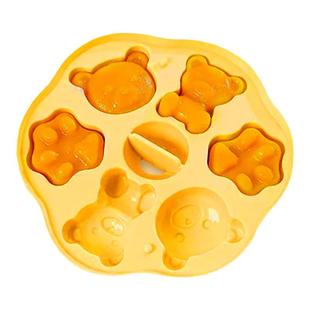 宝宝辅食蒸糕硅胶模具儿童可蒸食品级婴幼儿猫爪香肠烘焙磨具米糕