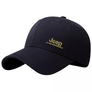 jeep吉普棒球帽男士纯棉秋冬季春秋防晒男款帽子中老年夏季鸭舌帽
