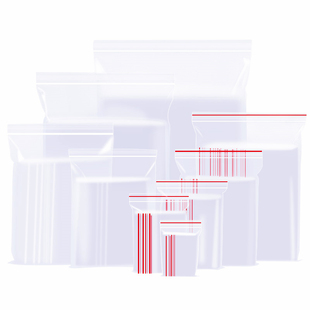 密封袋小号包装加厚PE自封袋透明收纳样品塑封口袋大号塑料袋包装