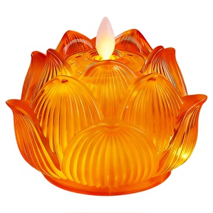 2026新款电子蜡烛led莲花灯供佛灯佛堂菩萨上供长明灯家用佛前灯