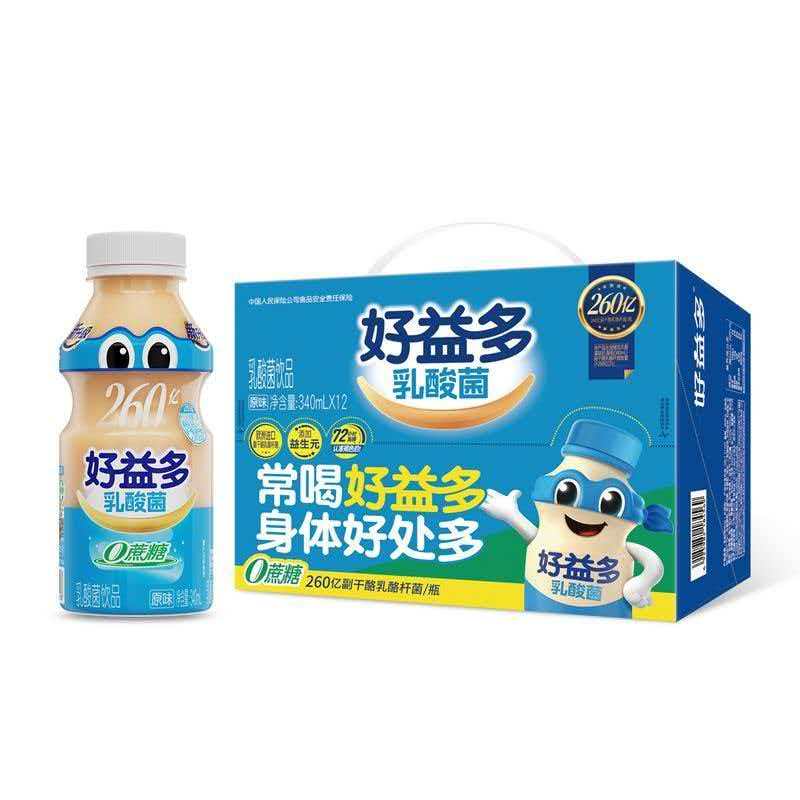 好益多乳酸菌饮料0蔗糖0脂肪饮品