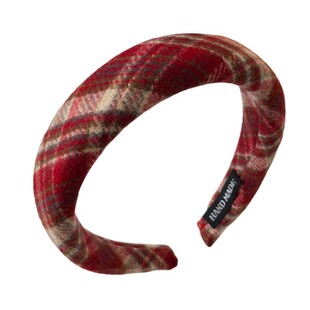 红色高颅顶发箍女2026新款高级感百搭发卡子新年过年头箍发捆发饰