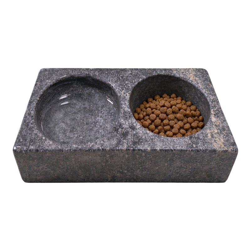大号防打翻猫狗双碗食盆
