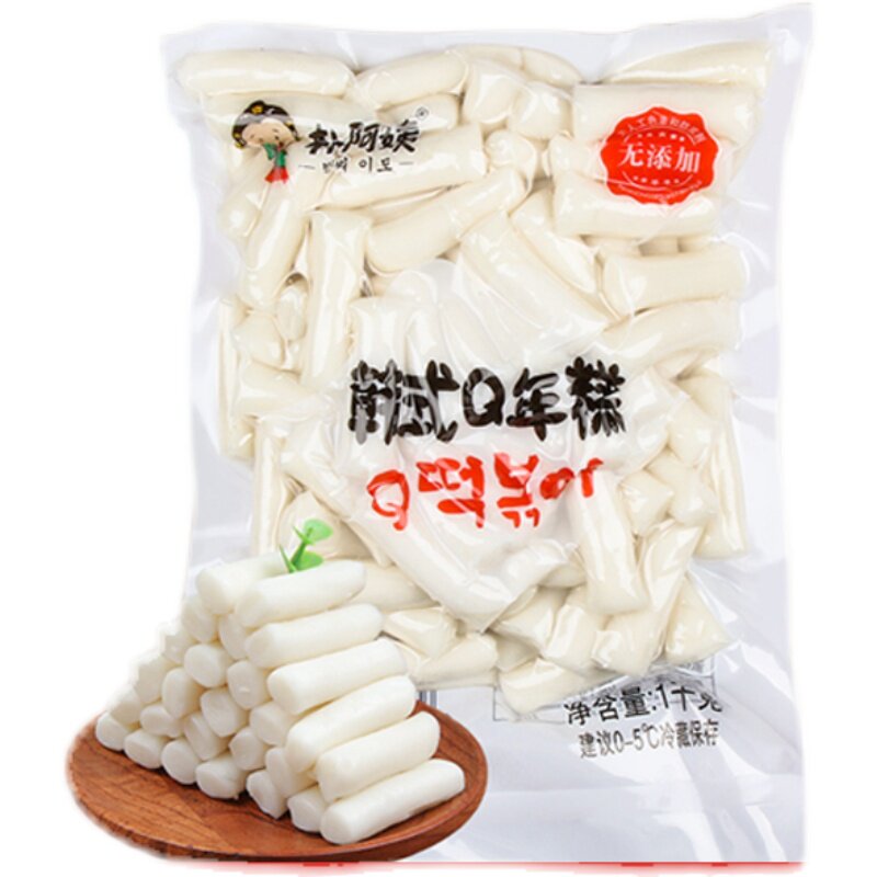 朴阿姨韩式年糕条1kg*12包