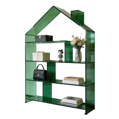 创意简约亚克力绿色展示架书架