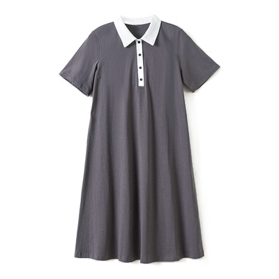美国费雪POLO领夏季孕妇连衣裙