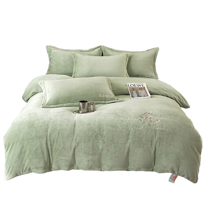 【高克重】牛奶绒四件套