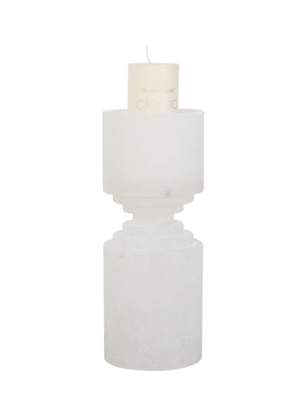 侘寂风大理石云石烛台装饰摆件