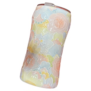 景德镇陶瓷万花杯高颜值网红吸管喝水杯奶茶咖啡小蛮腰手工定制礼