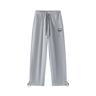 【宋威龙同款】VWL2026春季卫衣卫裤套装男女款抽绳束脚刺绣卫衣