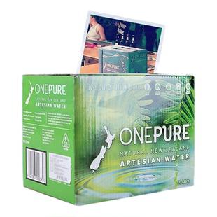 新西兰进口亿纯天然弱碱性矿物质泉水家庭偏硅酸泡茶软水10L/整箱