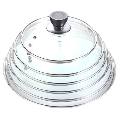 钢化玻璃锅盖关忆北透明通用锅盖