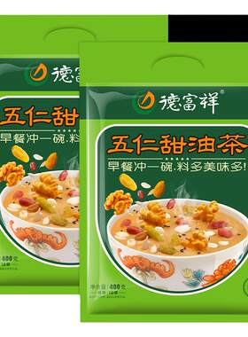 德富祥陕西清真食品五仁400g油茶