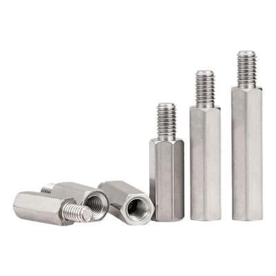 304不锈钢单头内外牙螺柱隔离柱