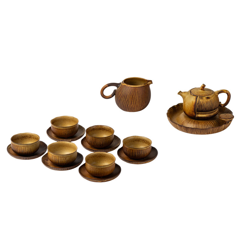 万仟堂烤面包釉功夫茶具菩提禅