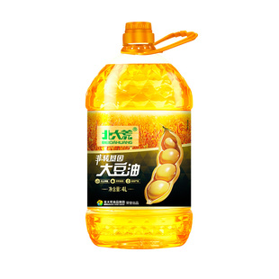 北大荒非转基因大豆油4L食用油一级家用营养食用油植物油