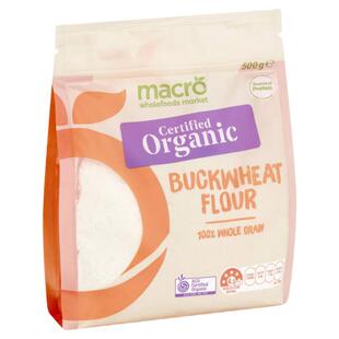 小肚腩澳洲代购Macro Organic Buckwheat Flour面粉纯荞麦粉500g
