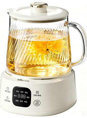1.5L大容量加厚全玻璃恒温养生壶
