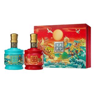 丰谷酒王 瑞兽礼盒装52度500ml*2 瓶浓香型白酒纯粮酒过节送礼